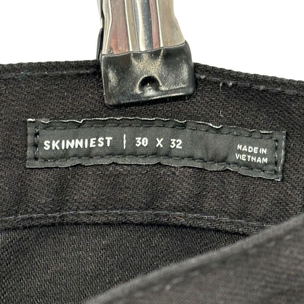 PacSun The Skinniest Distressed Moto Jeans Black 30X32 - Picture 2 of 12